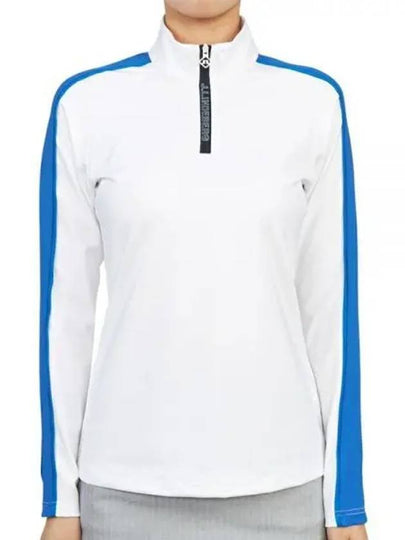 Kora Mid Layer Long Sleeve T-Shirt White - J.LINDEBERG - BALAAN 2