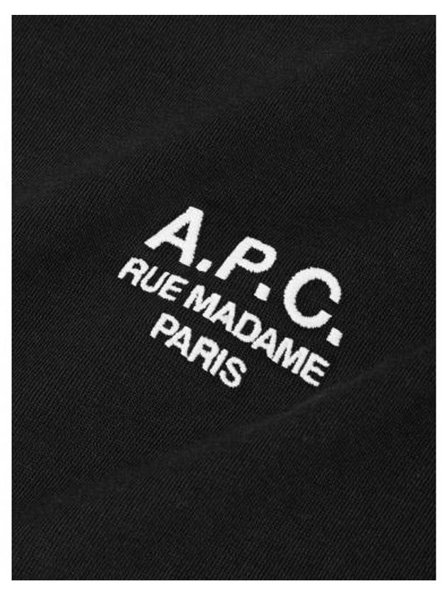 APC Raymond Logo Women s Short Sleeve T Shirt Dark Navy COEZC F26842 - A.P.C. - BALAAN 5