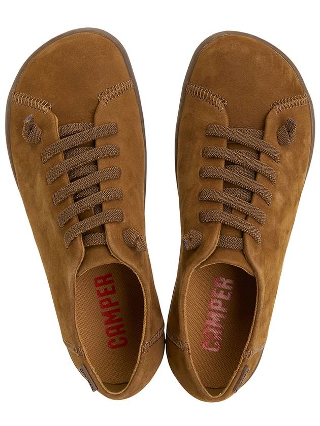 Peu Leather Low Top Sneakers Brown - CAMPER - BALAAN 3