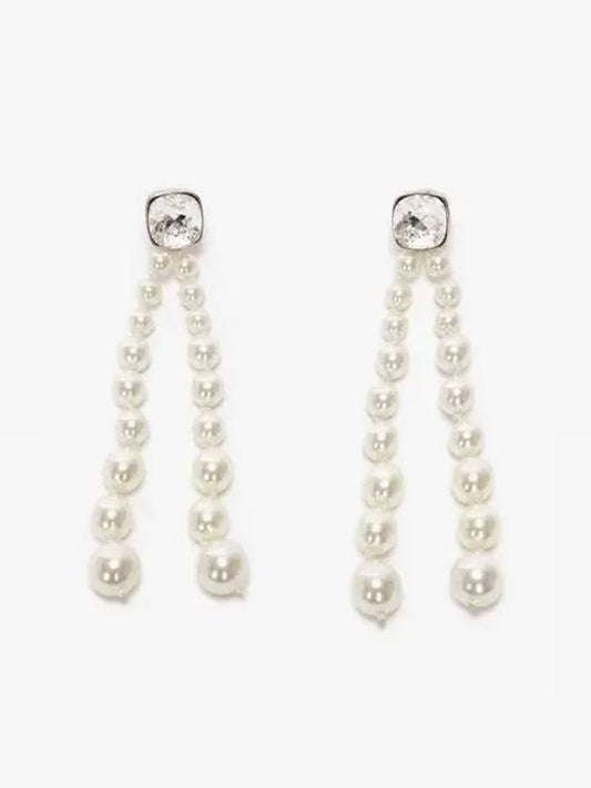 Women Chandelier Crystal Pearl Earrings JY0134 - JW ANDERSON - BALAAN 1