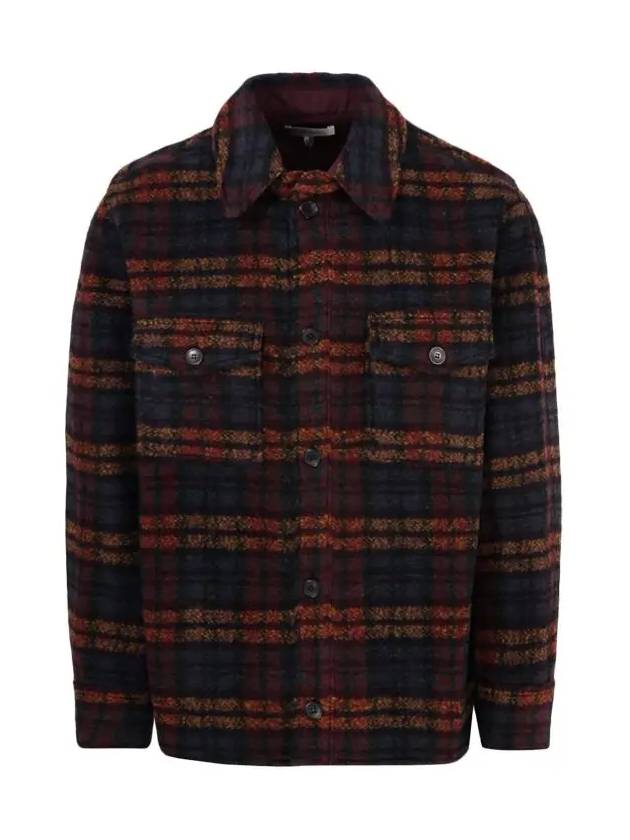 Kervont Check Shirt Jacket Black - ISABEL MARANT - BALAAN 2