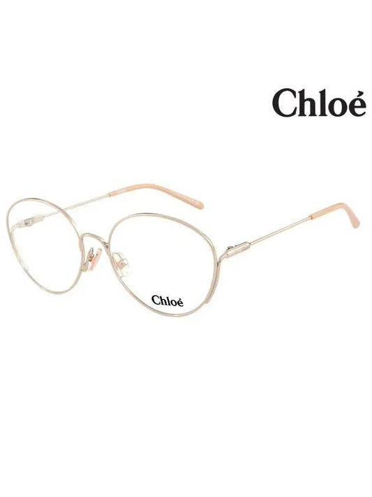 Glasses Frame CH0168O 002 Round Metal Women s - CHLOE - BALAAN 1