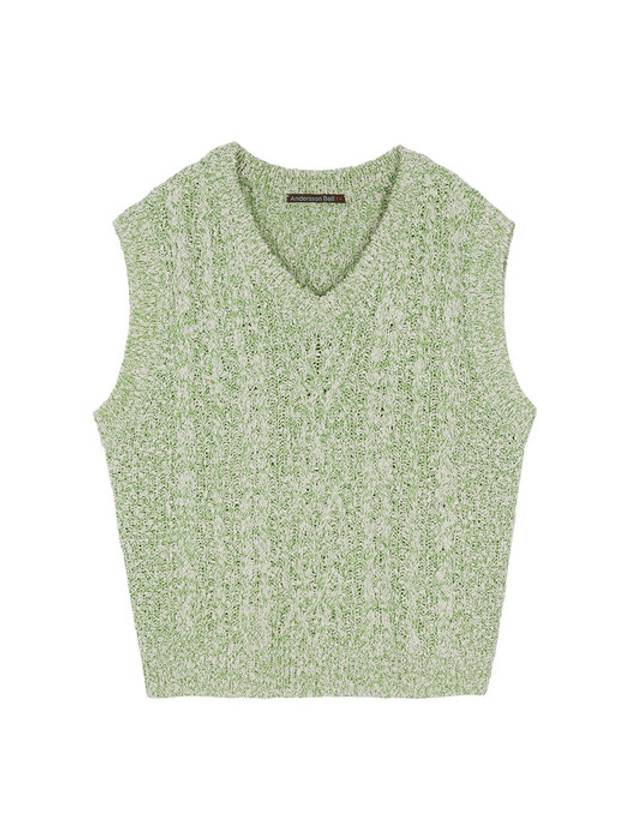 Toto Cable Vest Green - ANDERSSON BELL - BALAAN 1