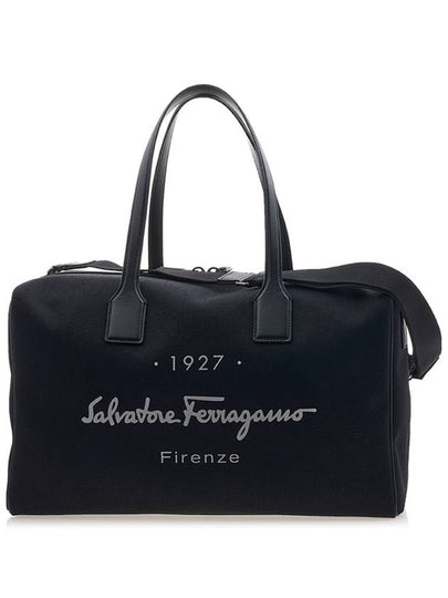 1927 Signature Duffel Bag Black - SALVATORE FERRAGAMO - BALAAN 2