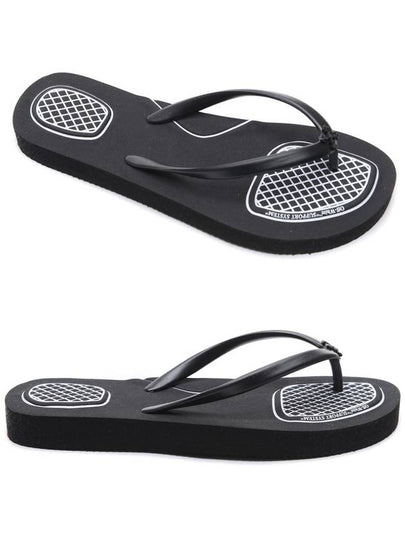 Rubber Micro Beach Flip-Flops Black - OFF WHITE - BALAAN 2