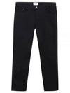 Men's Slim Fit Straight Pants Black - AMI - BALAAN 2