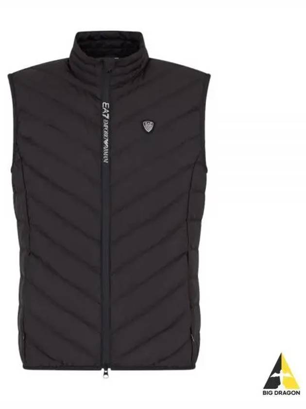 Emporio Armani EA7 Logo Lightweight Down Vest 8NPQ03 1200 - EMPORIO ARMANI - BALAAN 1