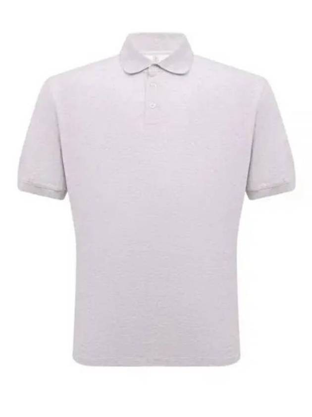 Short Sleeve Polo Shirt White - BRUNELLO CUCINELLI - BALAAN 2