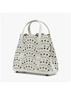 AA1S06716C0A29 010 Mina 16 BN Wave Micro Tote Bag - ALAIA - BALAAN 5