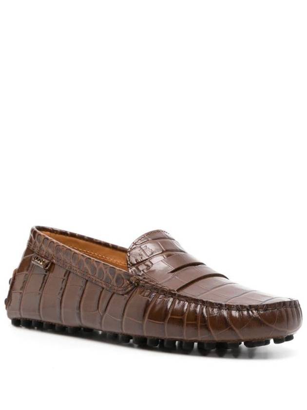 Tod'S Crocodile Print Rubber Loafer Shoes - TOD'S - BALAAN 4