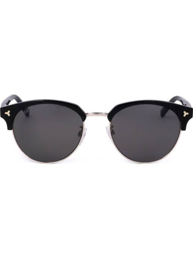 Eyewear Asian Fit Oval Sunglaases Black Grey - BALLY - BALAAN 1