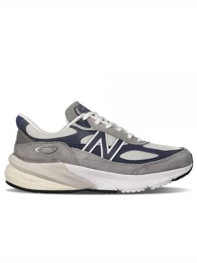 990v6 Low-Top Sneakers Navy Grey - NEW BALANCE - BALAAN 2