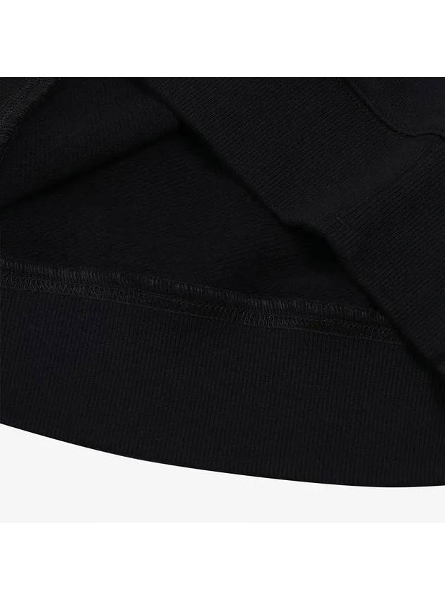 Diagonal Raised Fleece Sweatshirt Black - CP COMPANY - BALAAN 4