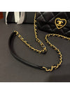 Heart CC Lambskin Turnlock Black Flap Bag Gold Plated - CHANEL - BALAAN 9