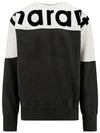 Howley Logo Two-Tone Sweatshirt Faded Black - ISABEL MARANT - BALAAN 3