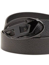 B 1DR Leather Belt Black - DIESEL - BALAAN 4