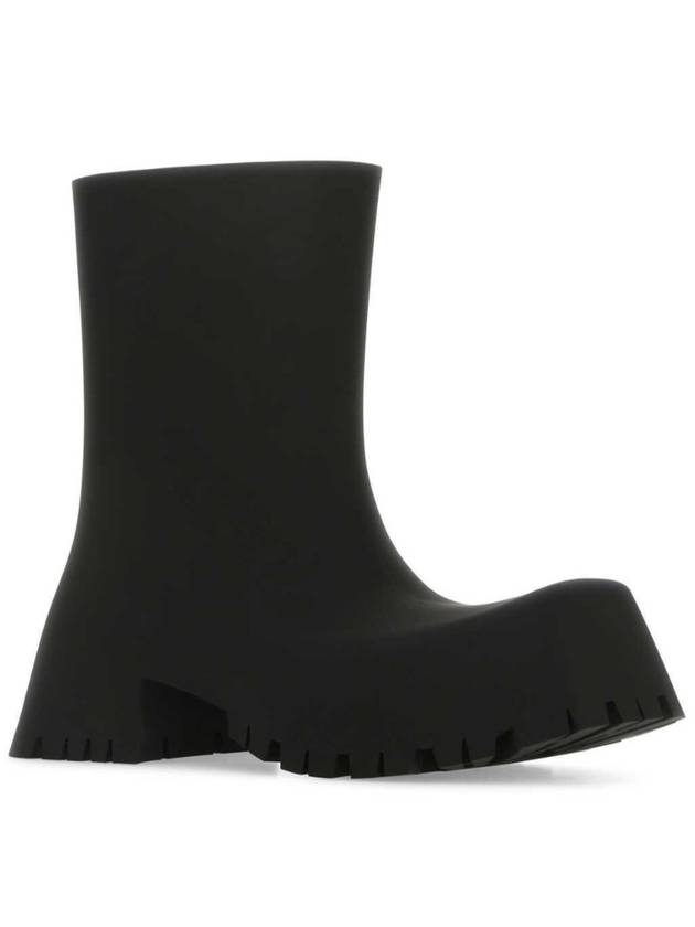 Rubber Trooper Ankle Boots Black - BALENCIAGA - BALAAN 3