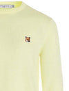 Women's Foxhead Knit Light Yellow - MAISON KITSUNE - BALAAN.