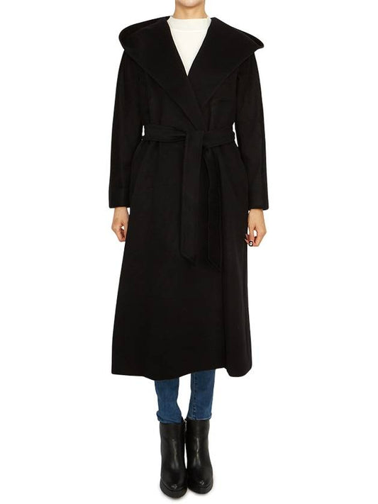 Bdanton Virgin Wool Single Coat Black - MAX MARA - BALAAN 2