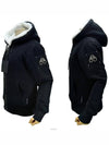 Classic Bunny 3 White Lining Zip Up Hoodie Black - MOOSE KNUCKLES - BALAAN 2