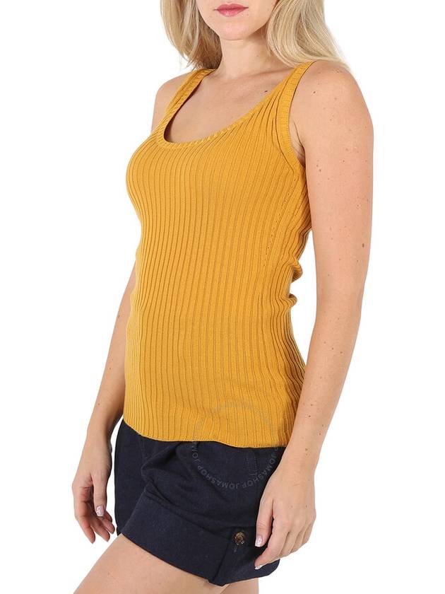 Women's Knit Sleeveless Yellow - CHLOE - BALAAN 3