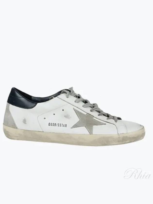 Men s Superstar Sneakers Shoes White Blue GMF00102F000311 - GOLDEN GOOSE - BALAAN 1