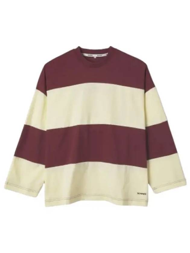 cut over t shirt bordeaux long sleeve - SUNNEI - BALAAN 1