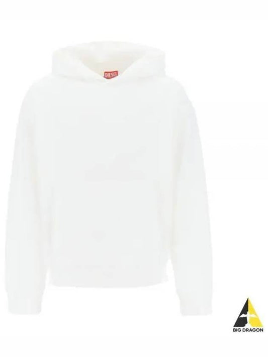 S Macs Megoval D Hoodie White - DIESEL - BALAAN 2