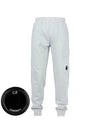 Diagonal Raised Fleece Cargo Track Pants Grey Melange - CP COMPANY - BALAAN 3