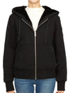 Classic Bunny 2 Zip Up Hoodie Black Lining Black - MOOSE KNUCKLES - BALAAN 3