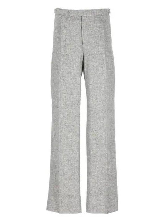 wool straight pants - THOM BROWNE - BALAAN 2