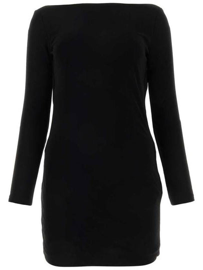 BLACK VISCOSE DRESS S72CV0455S22679900 - DSQUARED2 - BALAAN 2