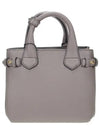 Banner House Check Derby Mini Tote Bag Grey - BURBERRY - BALAAN 5