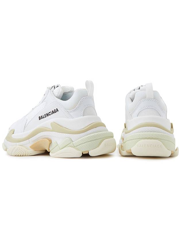 Triple S Low-Top Sneakers White - BALENCIAGA - BALAAN 7