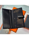 Bean long wallet black silver box - HERMES - BALAAN 2