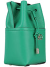 Gancini Mini Bucket Bag Green - SALVATORE FERRAGAMO - BALAAN 5