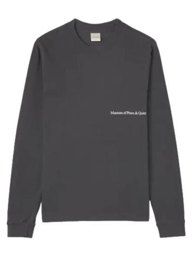 A Leisure T shirt Black MOPQFALL2204BBLACK Long Sleeve - MUSEUM OF PEACE & QUIET - BALAAN 1