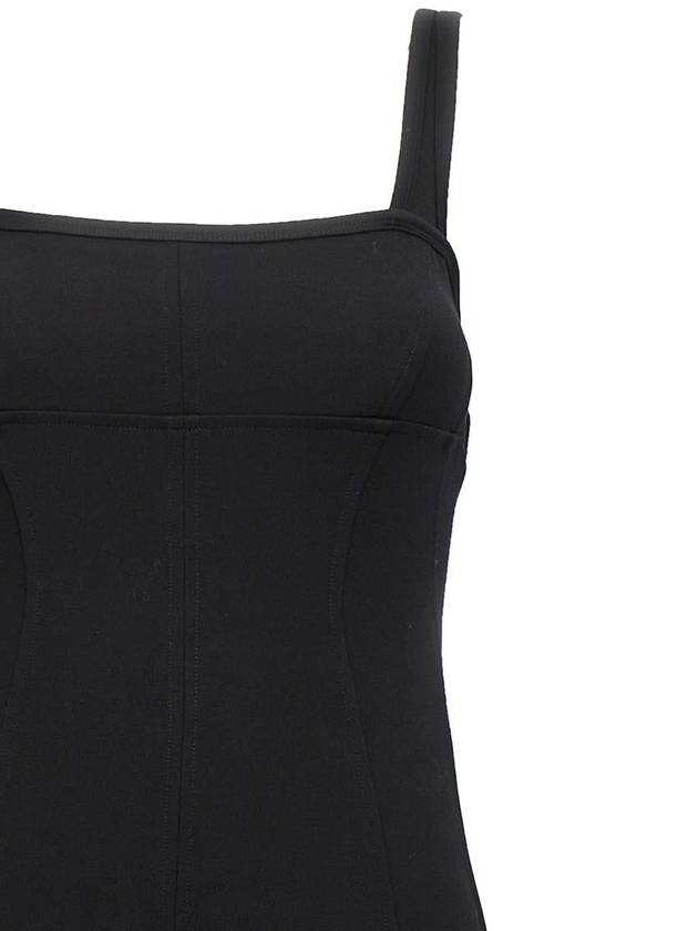 Midi One Piece N10HW605001 Black - HELMUT LANG - BALAAN 4