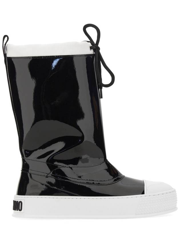 BOOT WITH LOGO - MOSCHINO - BALAAN 1