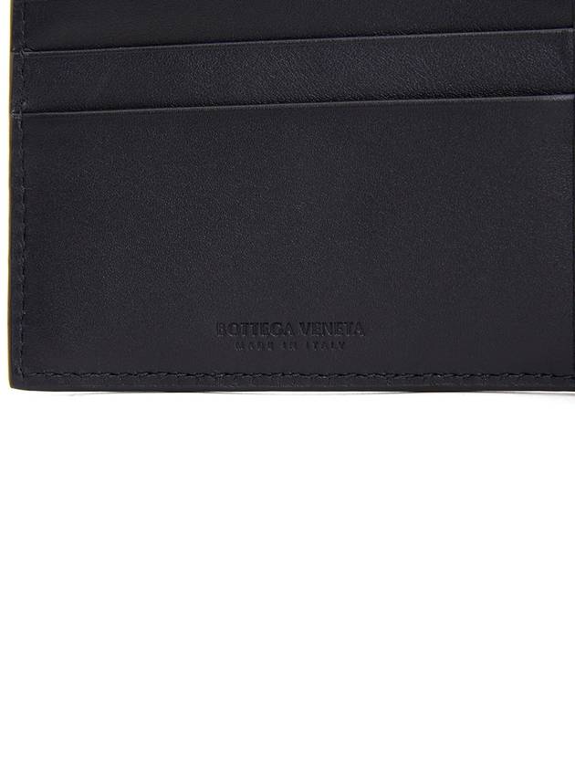 Intrecciato Weaving Half Wallet Dark Navy - BOTTEGA VENETA - BALAAN 7