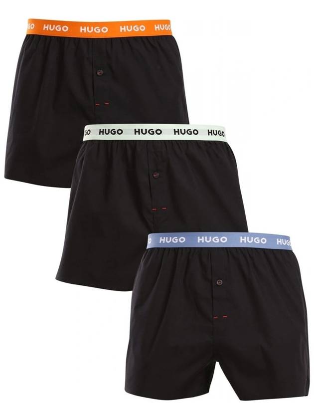 GREEN WOVEN BOXER TRIPLET 50518079 961 Mixed Draw 3 Pack - HUGO BOSS - BALAAN 2