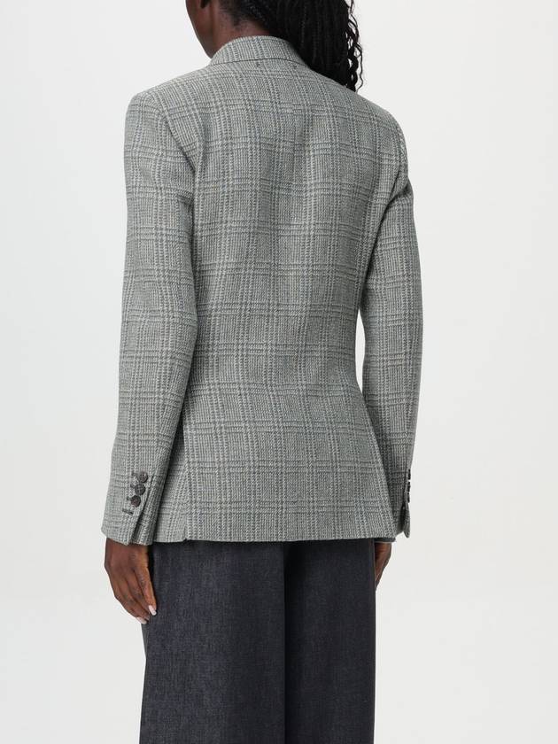 Double breasted Shetland wool jacket Sage - GOLDEN GOOSE - BALAAN 4