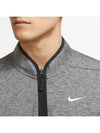 Men's Golf Dri-Fit Victory Heather Half Zip Top Grey - NIKE - BALAAN 4