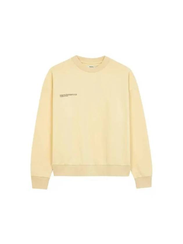 Unisex 365 midweight sweatshirt light yellow - PANGAIA - BALAAN 1