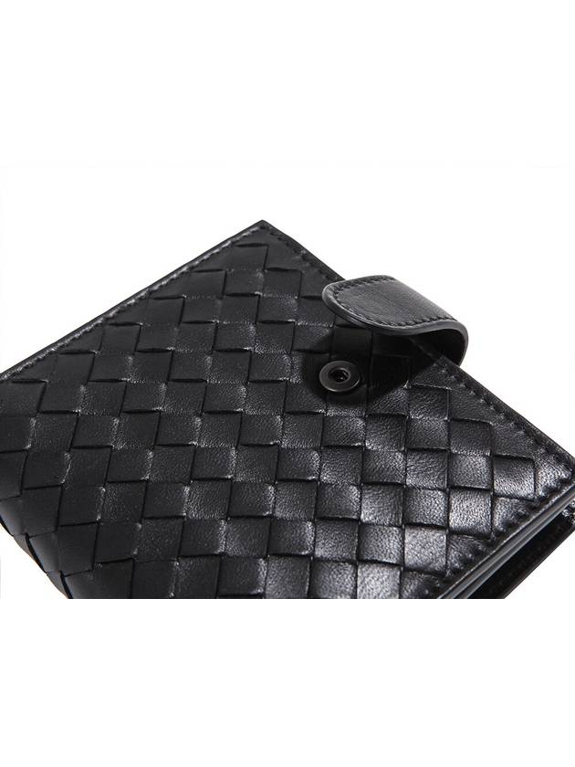 Intrecciato Nappa Half Wallet Black - BOTTEGA VENETA - BALAAN 7