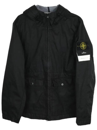 Membrana 3L TC Hooded Jacket Black - STONE ISLAND - BALAAN 2