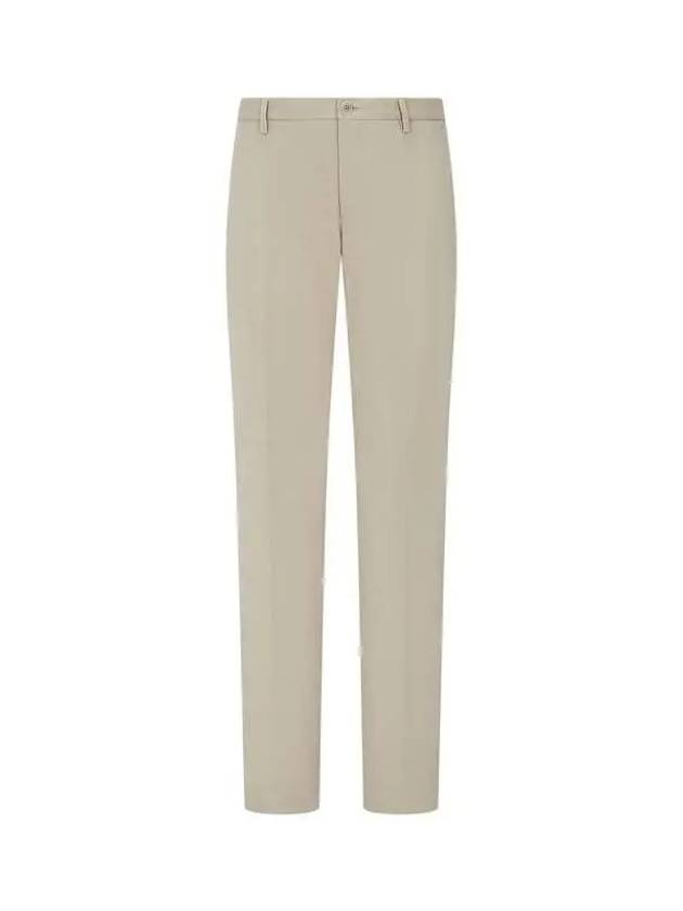 Men s Soft Cashmere Cotton Pants Beige 270141 - GIORGIO ARMANI - BALAAN 1