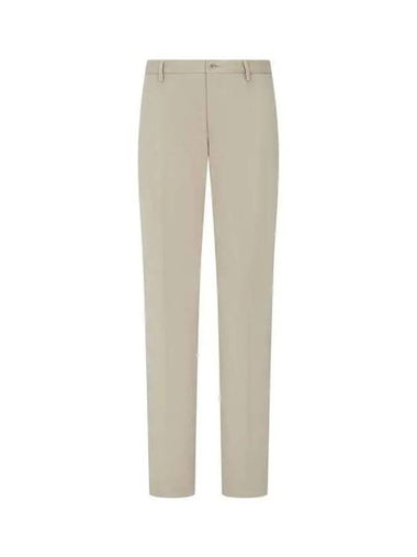 Men s Soft Cashmere Cotton Pants Beige 270141 - GIORGIO ARMANI - BALAAN 1