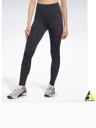 WOR PP High Rise Leggings Black GS1956 - REEBOK - BALAAN 1