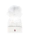 Grenoble Pom Wool Beanie 3B00008 0402A 002 - MONCLER - BALAAN 1